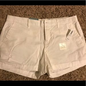 White old navy shorts